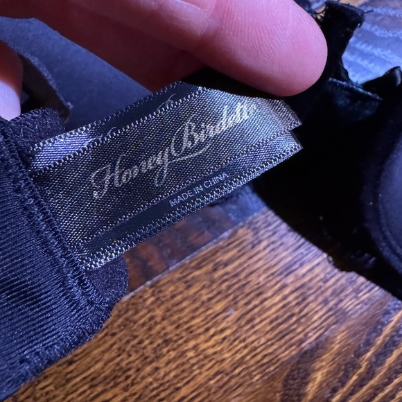 Honey Birdette Black and Purple Lace Bra - Picture 2 of 5